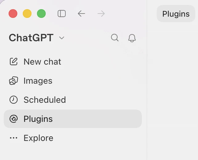 在左侧边栏打开 Plugins